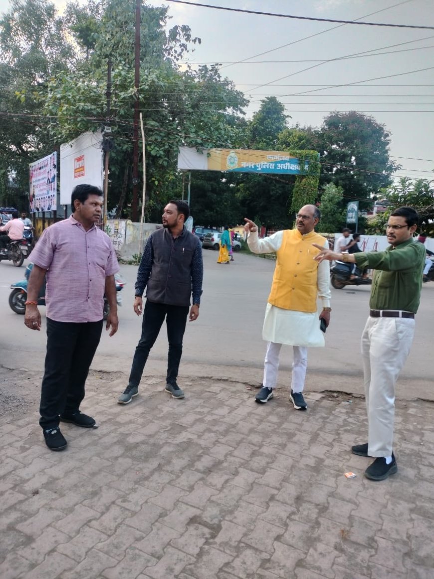 *दुर्ग में होगा वंदे मातरम गीत का सामूहिक गायन :: भाजपा नेताओं ने लिया तैयारियों का जायजा*