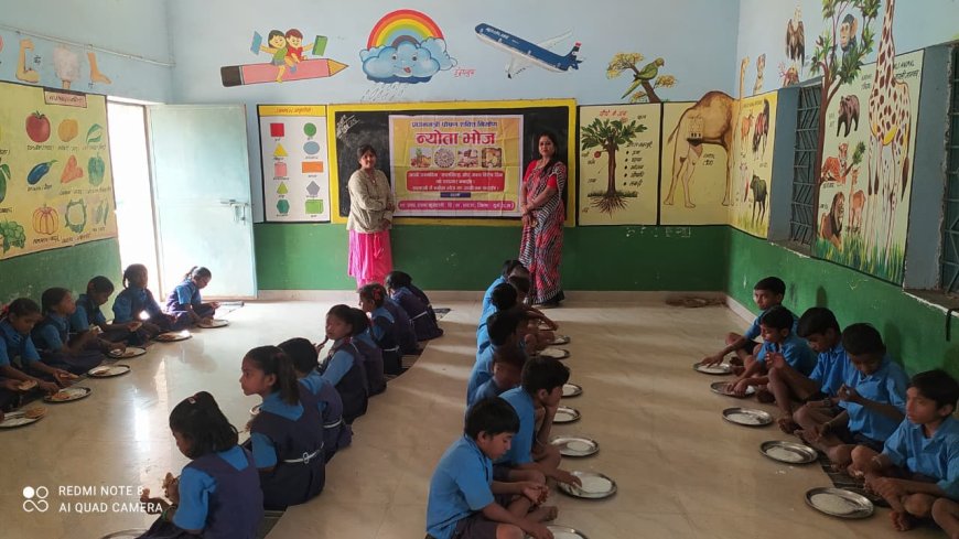 साय सरकार का नेवता भोजन मन को बहुत भाया, बाल देवों को गुप्त दान के रूप मे कराया नेवता भोजन, पुण्य कमाने की श्रद्धा भी जगायी नेवता भोजन