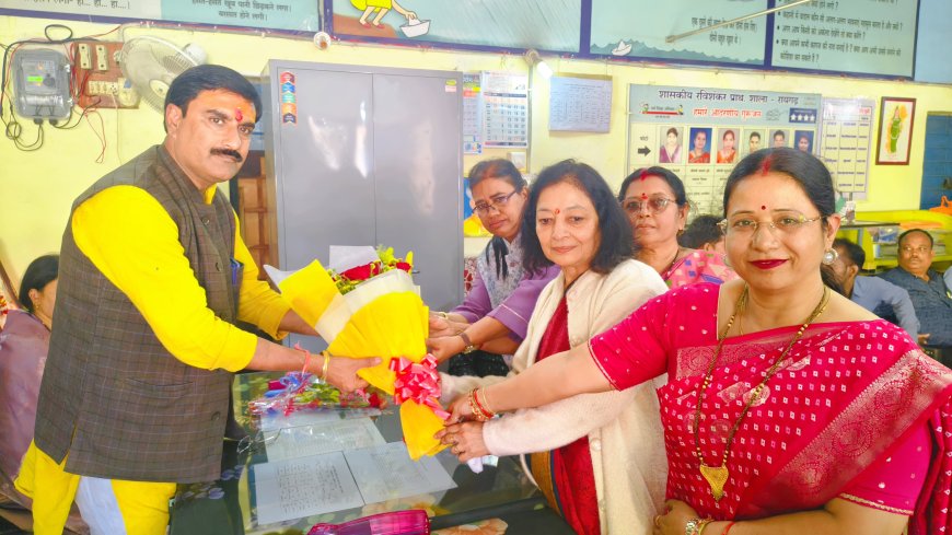 *पार्षद अमित शर्मा द्वारा जन्मदिन की खुशियां शालेय परिवार चांदमारी संग न्यौता भोज देकर किया आयोजन*