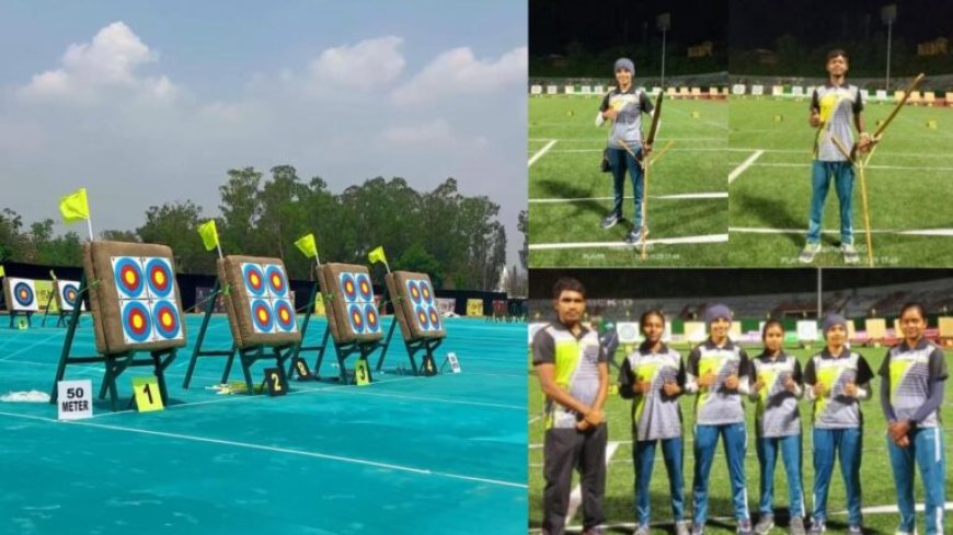 छत्तीसगढ़ के तीरंदाजों का राष्ट्रीय प्रतियोगिता में शानदार प्रदर्शन