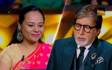 नईदुनिया की पत्रकार प्रज्ञा प्रसाद केबीसी के मंच पर