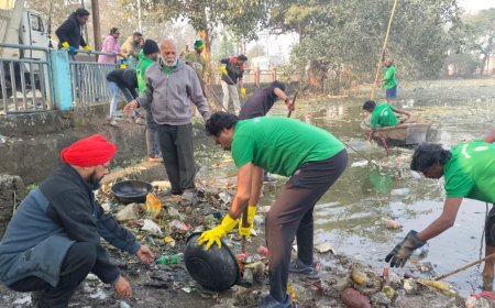 ग्रीन आर्मी का पाँचवें दिन भी जारी रहा महाराजबंध सफाई अभियान