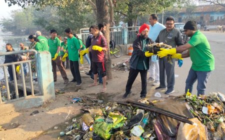 प्रदेश अध्यक्ष एवं संस्थापक अमिताभ दुबे के नेतृत्व में ग्रीन आर्मी का ऐतिहासिक अभियान ,  महाराजबंध तालाब सफाई के 10 दिन पूरे, प्रतिदिन निकल रहा 2 ट्रक कचरा