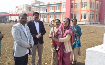 *खेलकूद शारीरिक विकास के साथ मानसिक विकास में सहायक--मीना वर्मा*,*देल्ही वर्ल्ड पब्लिक स्कूल चरोदा भिलाई में हुआ वार्षिक खेलकूद प्रतियोगिता का आयोजन*