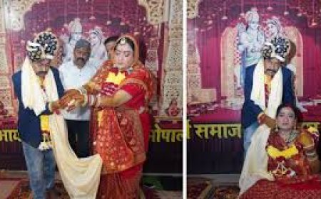 BJP के पूर्व मंत्री ने कांग्रेस नेत्री संग लिए फेरे, 20 साल छोटी है नई बीवी