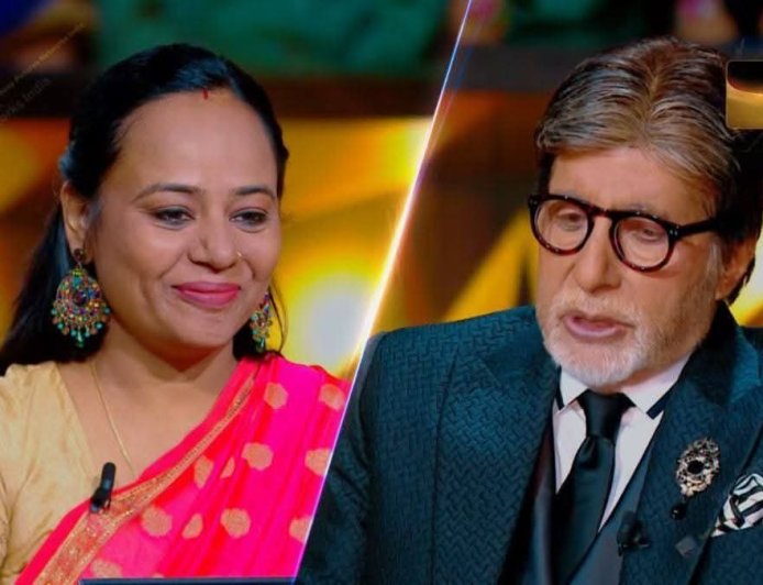 नईदुनिया की पत्रकार प्रज्ञा प्रसाद केबीसी के मंच पर