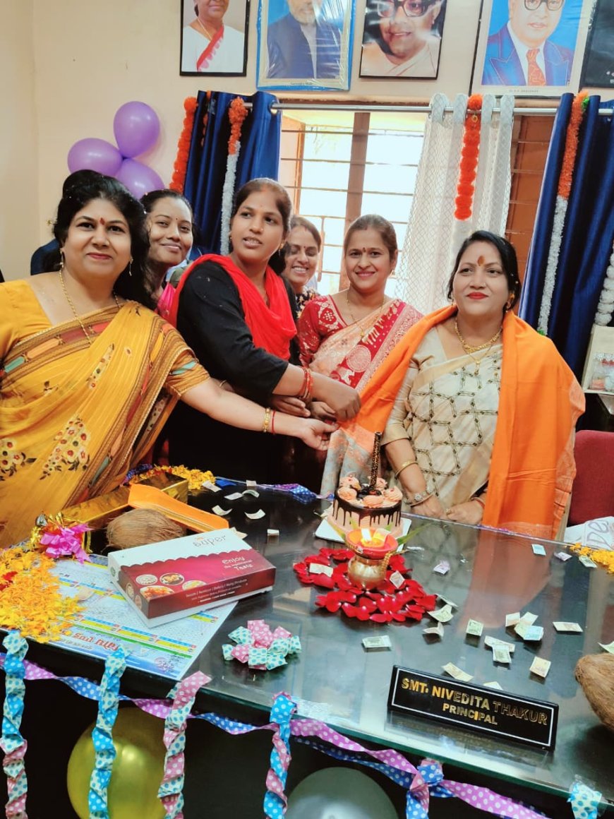 सेजेश अमलेश्वर में हुआ प्रचार्य की नियुक्ति ,श्रीमती निवेदिता ठाकुर ने संभाला सेजस अमलेश्वर की प्राचार्य ,  अब शैक्षणिक गतिविधियाँ  बढेगा  नियमित ढंग से आगे