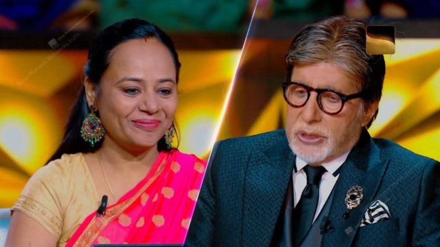 नईदुनिया की पत्रकार प्रज्ञा प्रसाद केबीसी के मंच पर