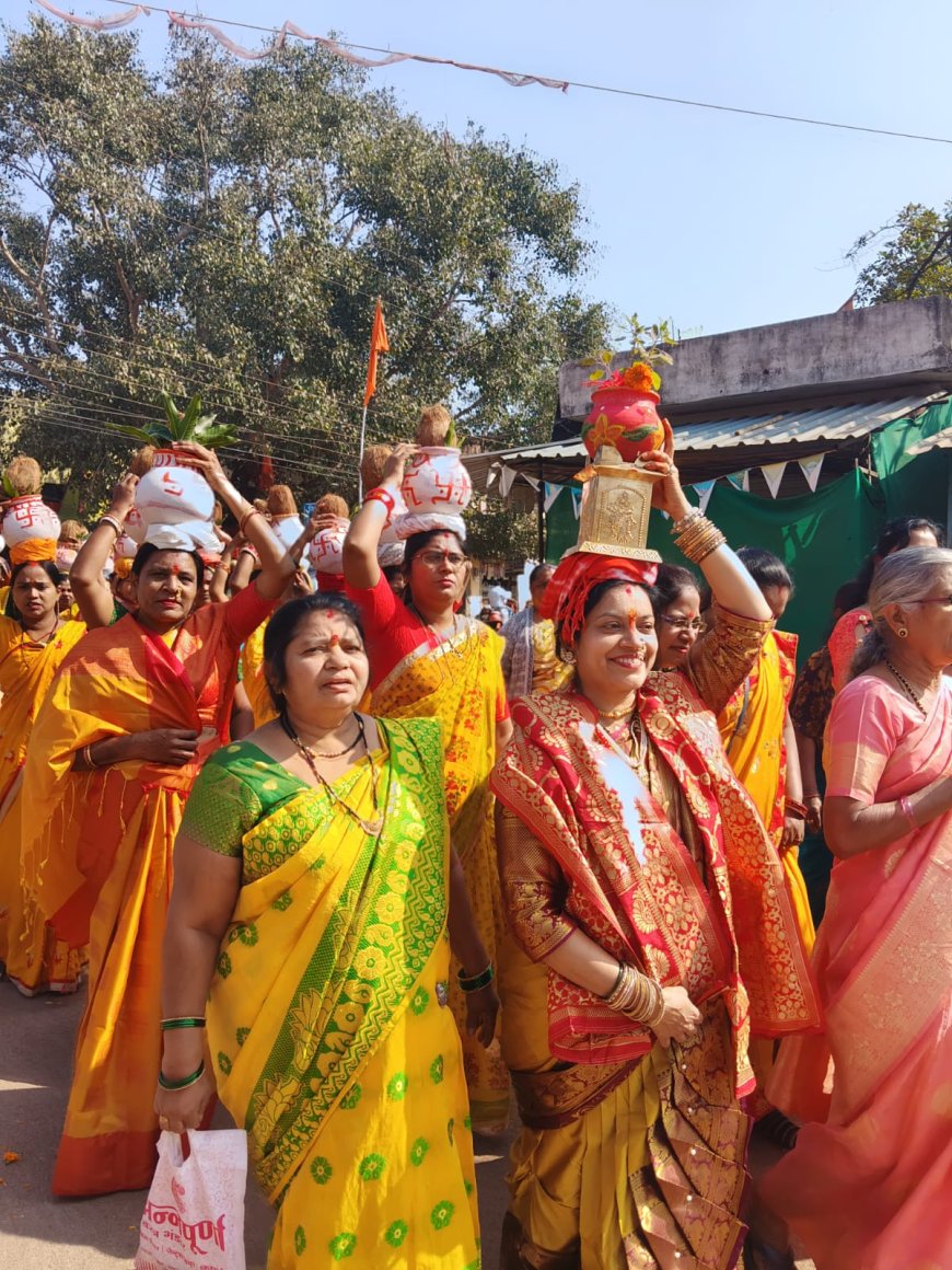 दत्तात्रेय महाराज की जयंती मनाई, ग्रंथ पूजन पाठ, पालखी शोभायात्रा