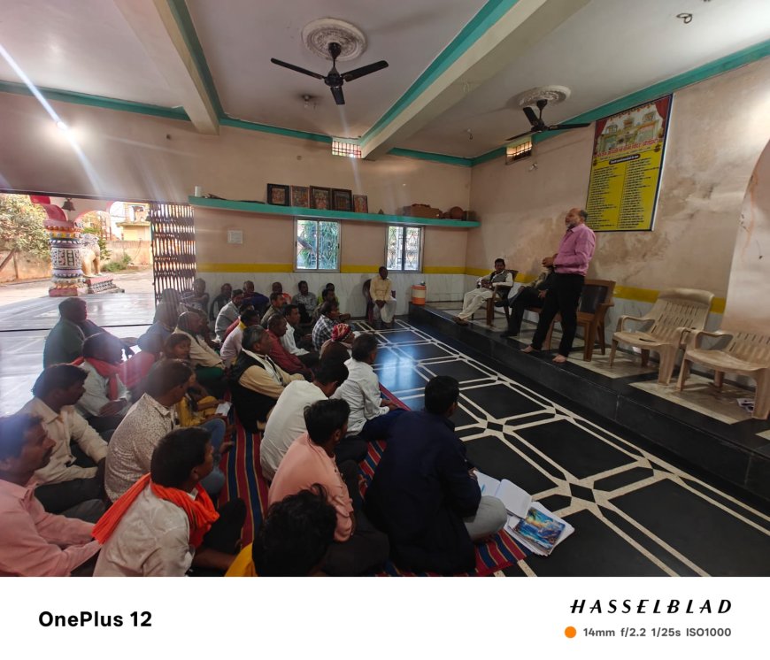 छत्तीसगढ़ महतारी एवं अवैध करणी कृपा पावर प्राइवेट लिमिटेड के प्रदूषण से प्रदूषित धान को लेकर बड़ा प्रदर्शन करेंगे सत्याग्रही किसान - किसान मोर्चा