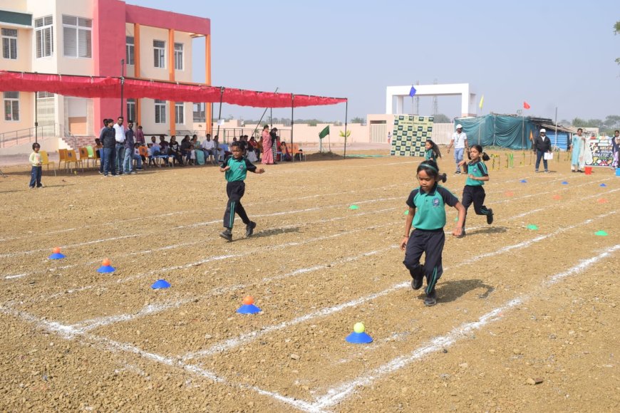 *खेलकूद शारीरिक विकास के साथ मानसिक विकास में सहायक--मीना वर्मा*,*देल्ही वर्ल्ड पब्लिक स्कूल चरोदा भिलाई में हुआ वार्षिक खेलकूद प्रतियोगिता का आयोजन*