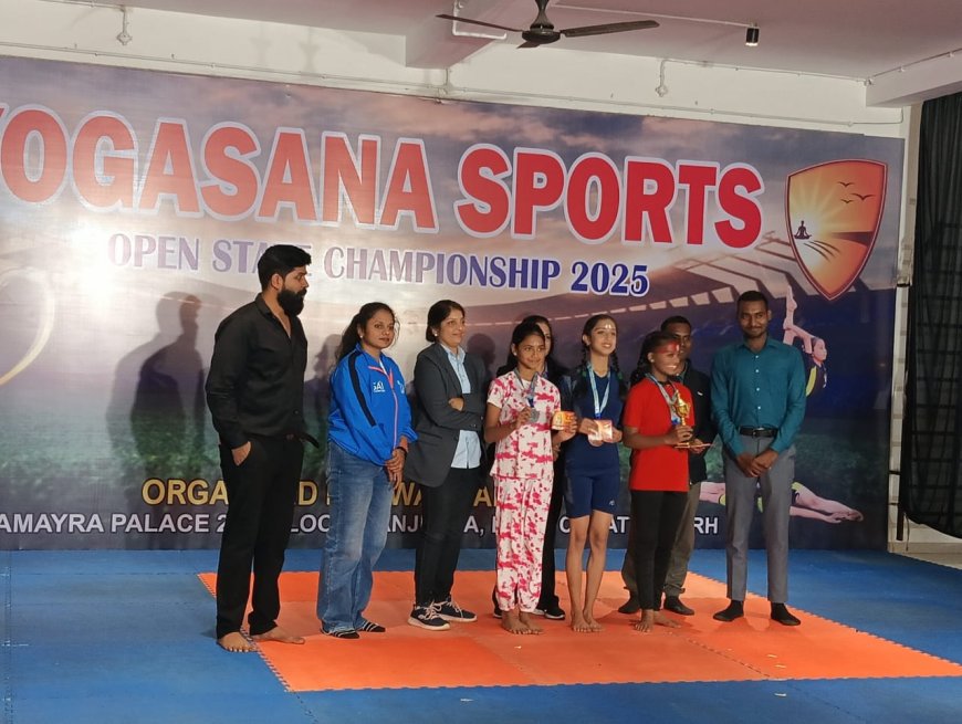 दुर्ग में प्रथम राज्य स्तरी ओपन योगसन प्रतियोगिता, खिलाड़ियों ने विभिन्न आयु वर्ग में अपने योग कौशल का प्रदर्शन किया