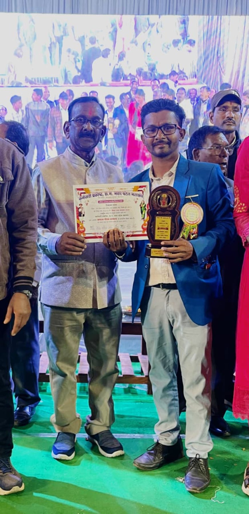 *टिकेश्वर पटेल को मिला योग और चिकित्सा क्षेत्र में समाज गौरव सम्मान*