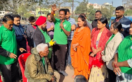 महापौर मीनल चौबे ने किया महाराजबंध तालाब सफाई अभियान का निरीक्षण, ग्रीन आर्मी के कार्यों की सराहना — 27 दिन में 64 ट्रक कचरा बाहर