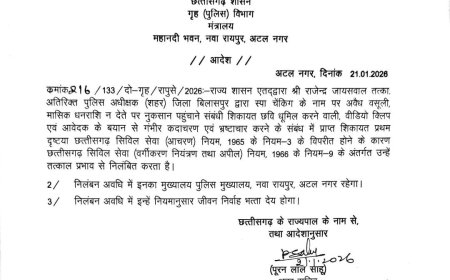 *स्पा सेंटर संचालक से वसूली का मामले में*,*एडिशनल एसपी राजेंद्र जायसवाल निलंबित.., *राजेंद्र जायसवाल का वसूली का वीडियो हुआ था वायरल..*