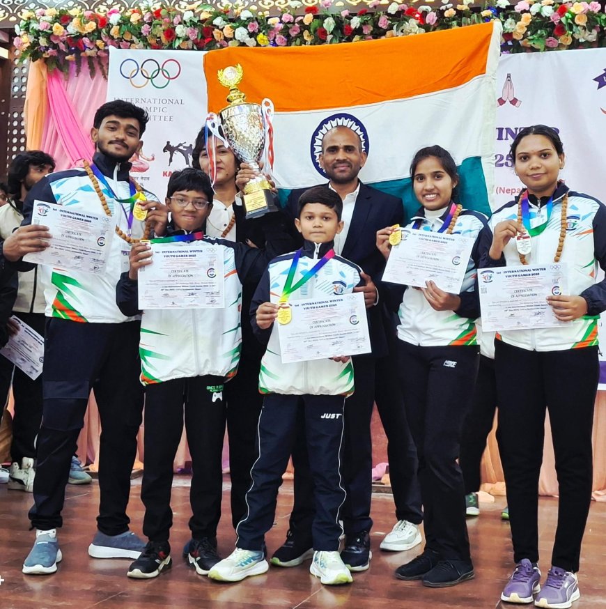 **अंतरराष्ट्रीय विंटर यूथ गेम्स 2025 में छत्तीसगढ़ के खिलाड़ियों का शानदार प्रदर्शन**