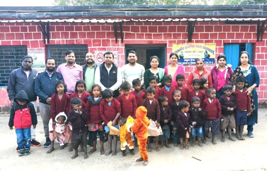मकर संक्रांति पर 'मानव सेवा मिशन' ने पहाड़ी कोरवा बच्चों के जीवन में घोली गर्माहट