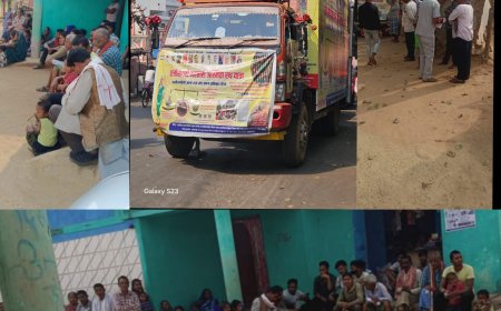 गांव गांव में भारी मात्रा में सदस्यता ग्रहण किया रथ यात्रा को अभूतपूर्व समर्थन महिलाओं की विशेष भागीदारी- लालाराम वर्मा