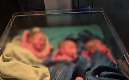 महिला ने तीन बच्चों को दिया जन्म, परिवार में खुशी