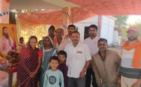 *ग्राम बरगा में संत शिरोमणि गुरु रविदास जयंती समारोह श्रद्धा व भक्ति भाव से संपन्न*