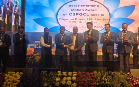 छत्तीसगढ़ स्टेट पॉवर जनरेशन कंपनी को मिला राष्ट्रीय सम्मान