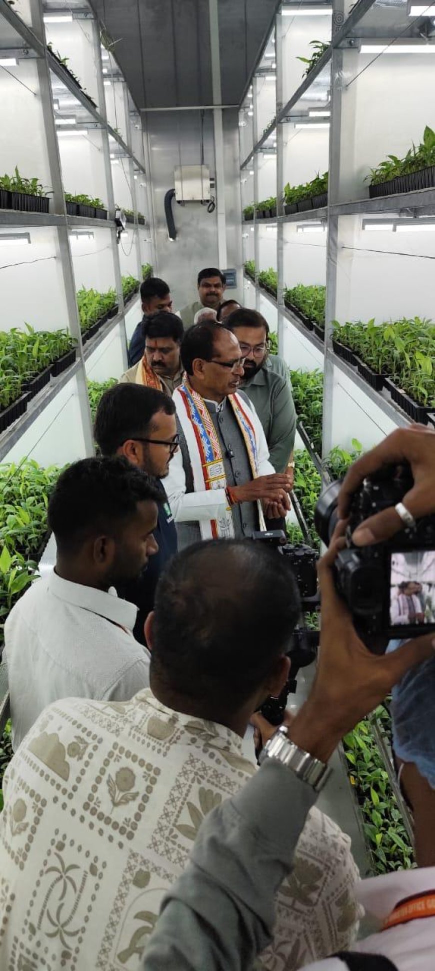 *AKF PLANTSCIENCES PVT. LTD., कुम्हारी में केंद्रीय एवं राज्य स्तरीय कृषि नेतृत्व का दौरा*
