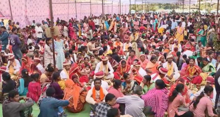 मुख्यमंत्री कन्या विवाह योजना : बस्तर में 280 जोड़ों का हुआ सामूहिक विवाह, आर्थिक रूप से कमजोर परिवारों को मिला संबल